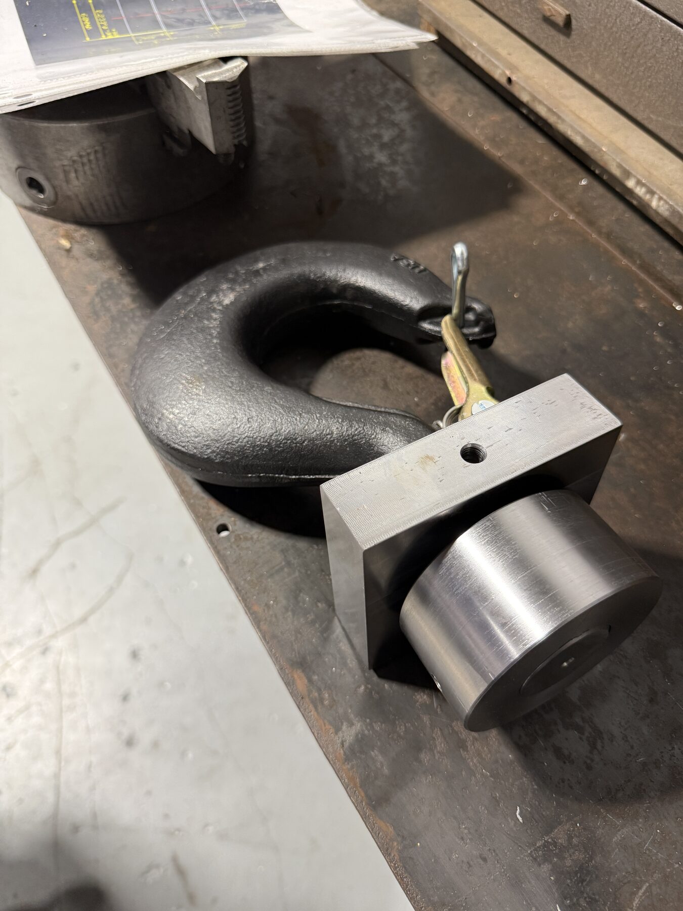 Hookblock and sheave assembly components