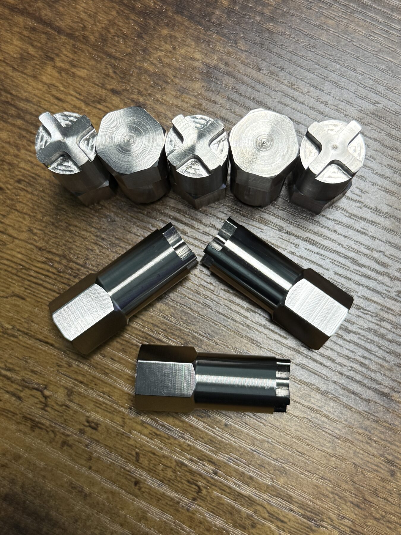 Custom machined tooling and inserts
